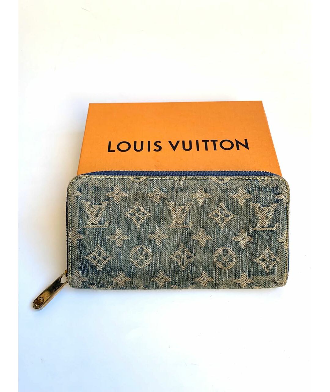 LOUIS VUITTON PRE-OWNED Голубой кошелек, фото 5