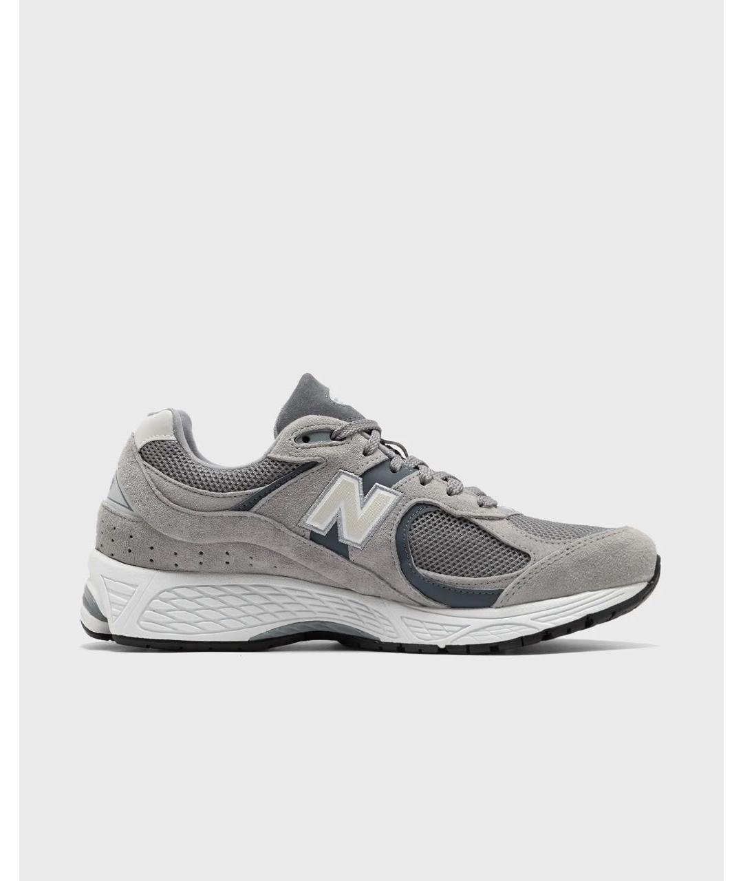 NEW BALANCE Серые нубуковые низкие кроссовки / кеды, фото 3