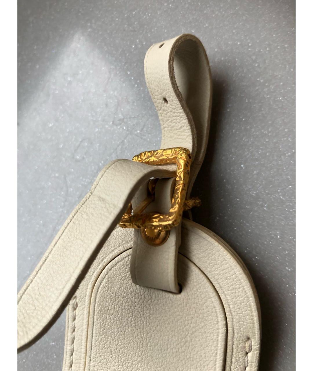 LOUIS VUITTON Бежевый брелок, фото 3