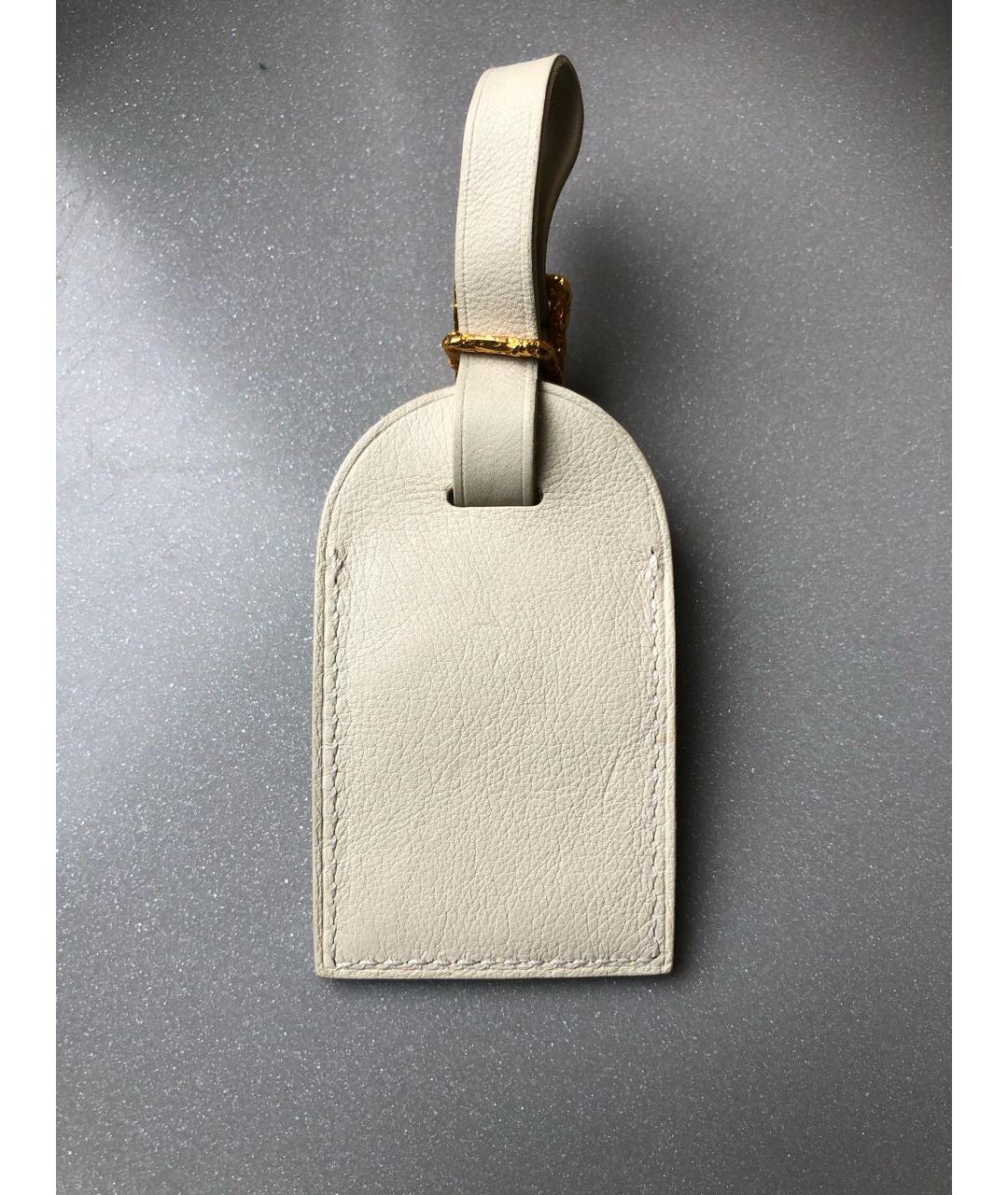 LOUIS VUITTON Бежевый брелок, фото 2