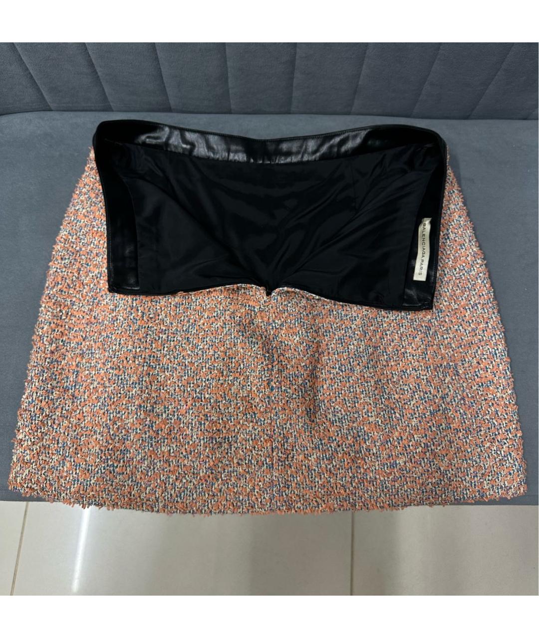 BALENCIAGA Хлопковая юбка мини, фото 2