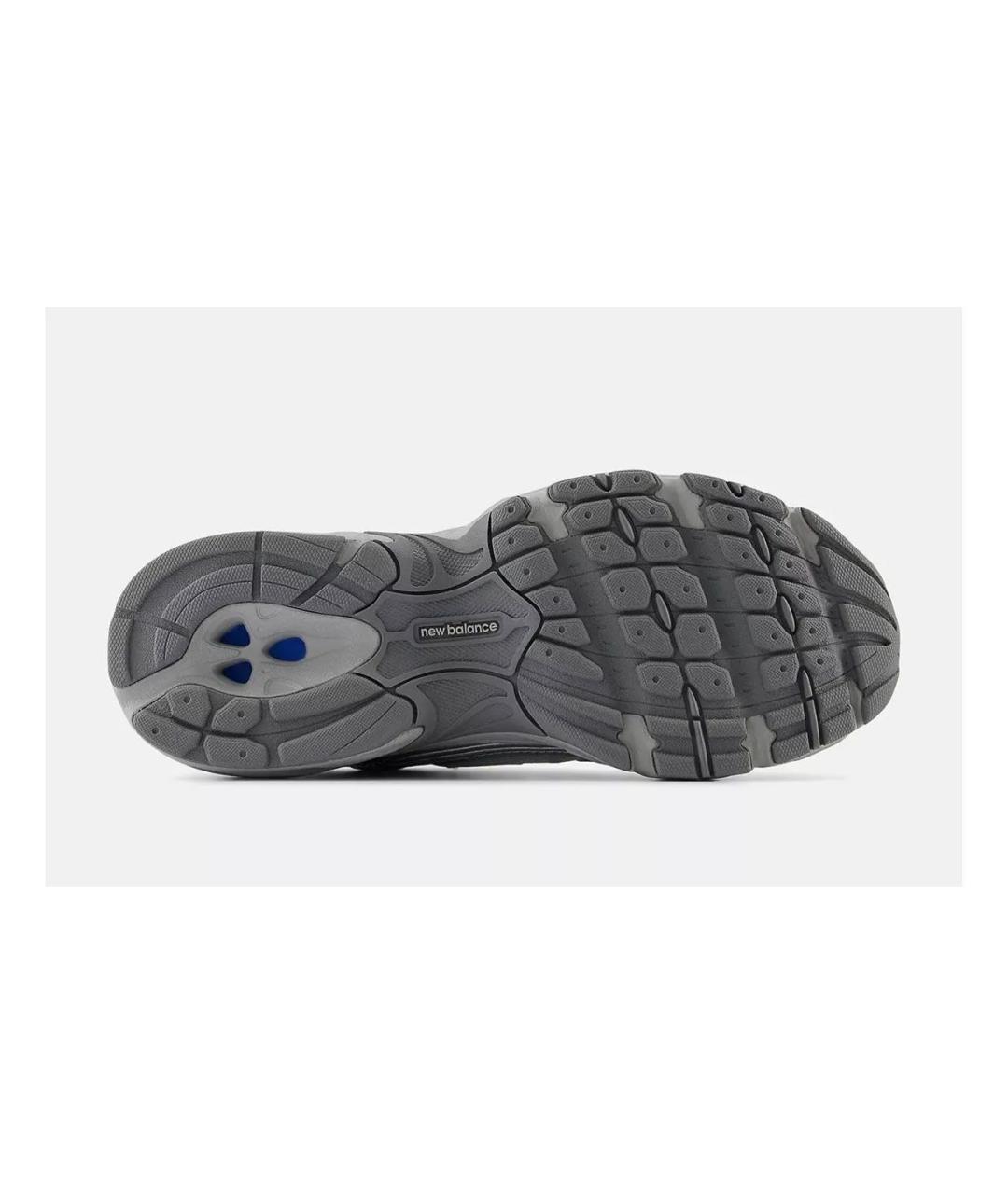 NEW BALANCE Серые текстильные низкие кроссовки / кеды, фото 4