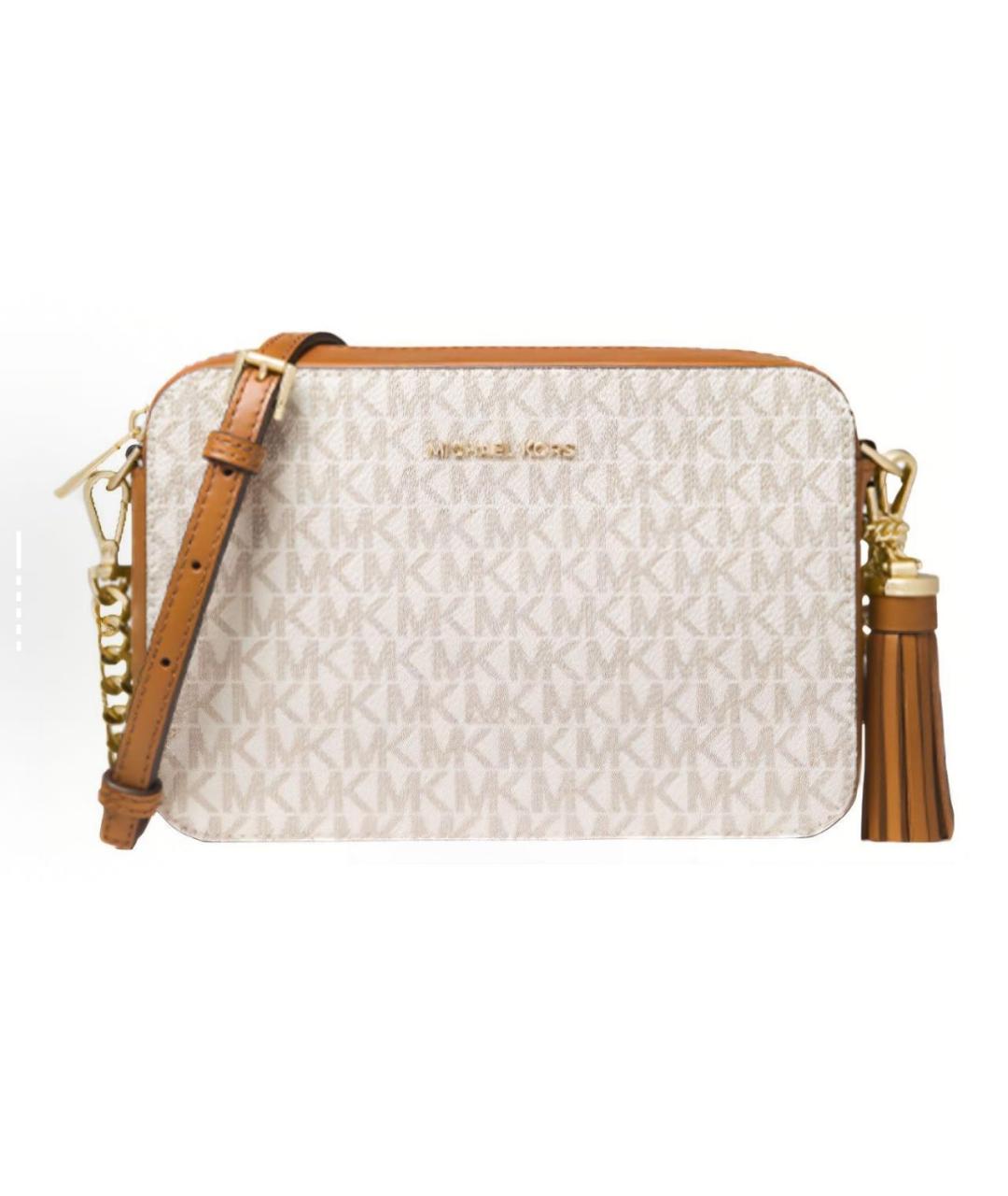 MICHAEL KORS Бежевая сумка через плечо, фото 5