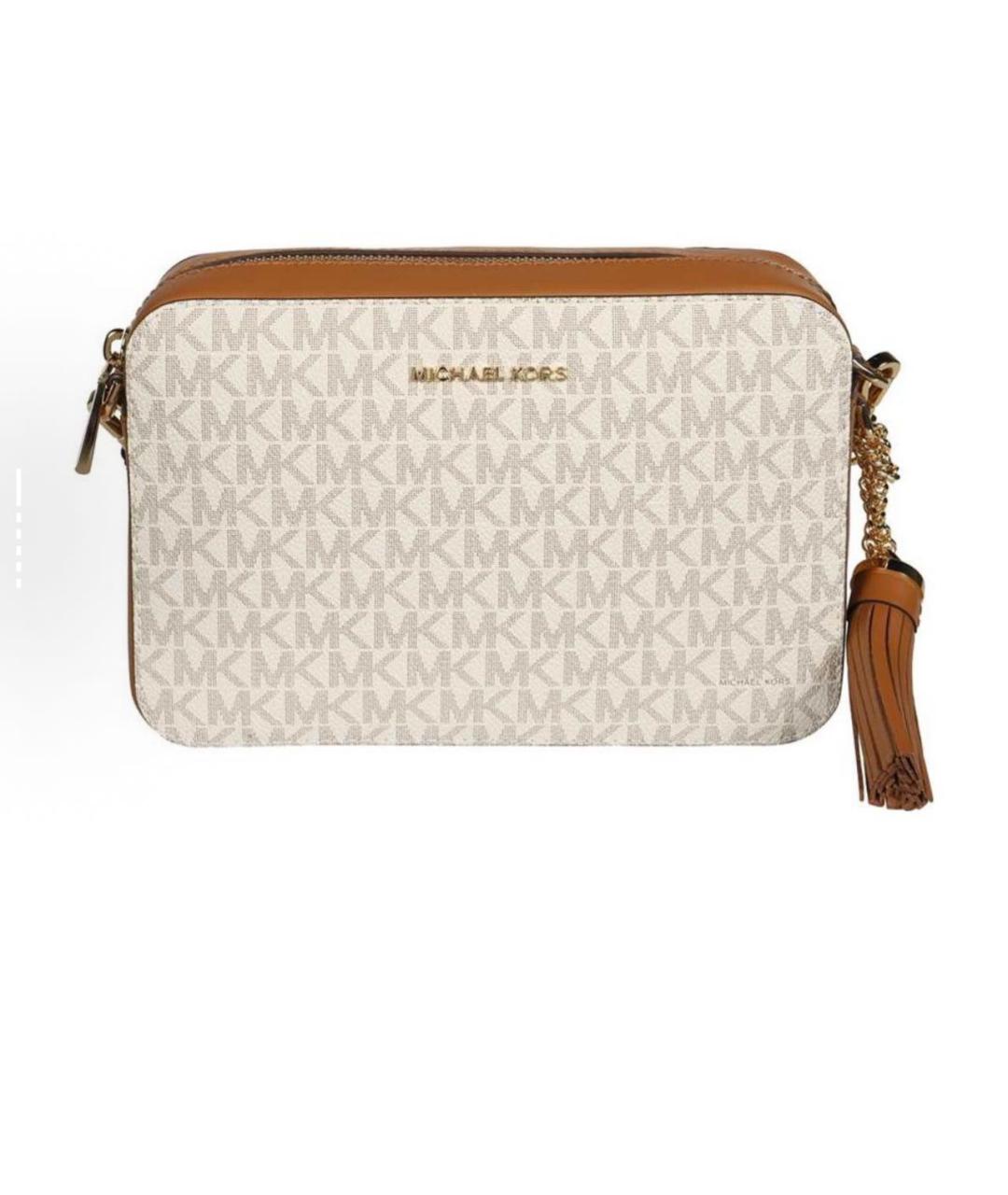 MICHAEL KORS Бежевая сумка через плечо, фото 2