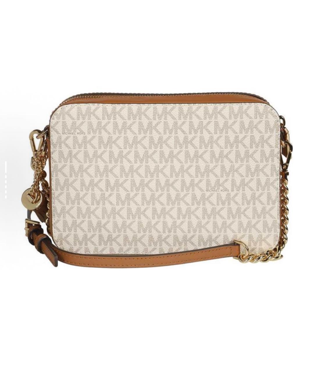 MICHAEL KORS Бежевая сумка через плечо, фото 3