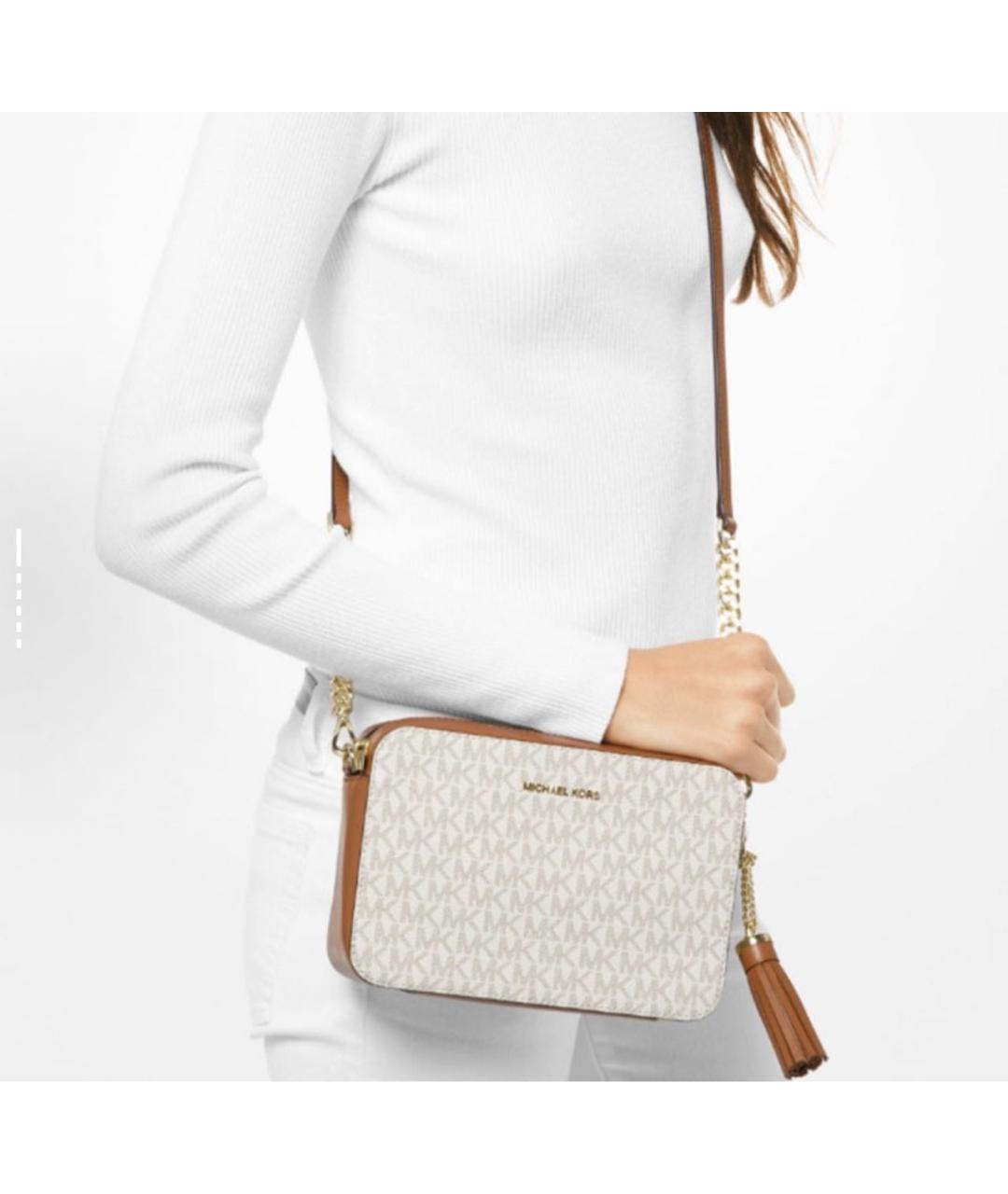 MICHAEL KORS Бежевая сумка через плечо, фото 4