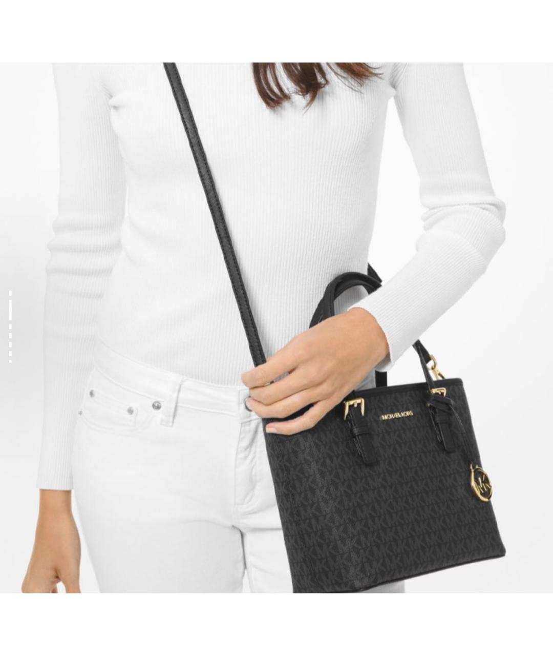MICHAEL KORS Черная сумка тоут, фото 3