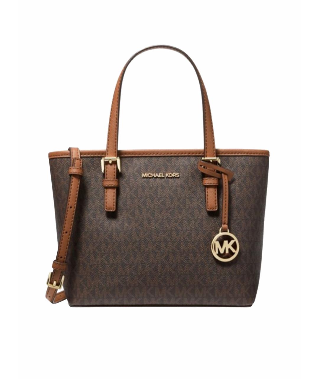 MICHAEL KORS Коричневая сумка тоут, фото 1