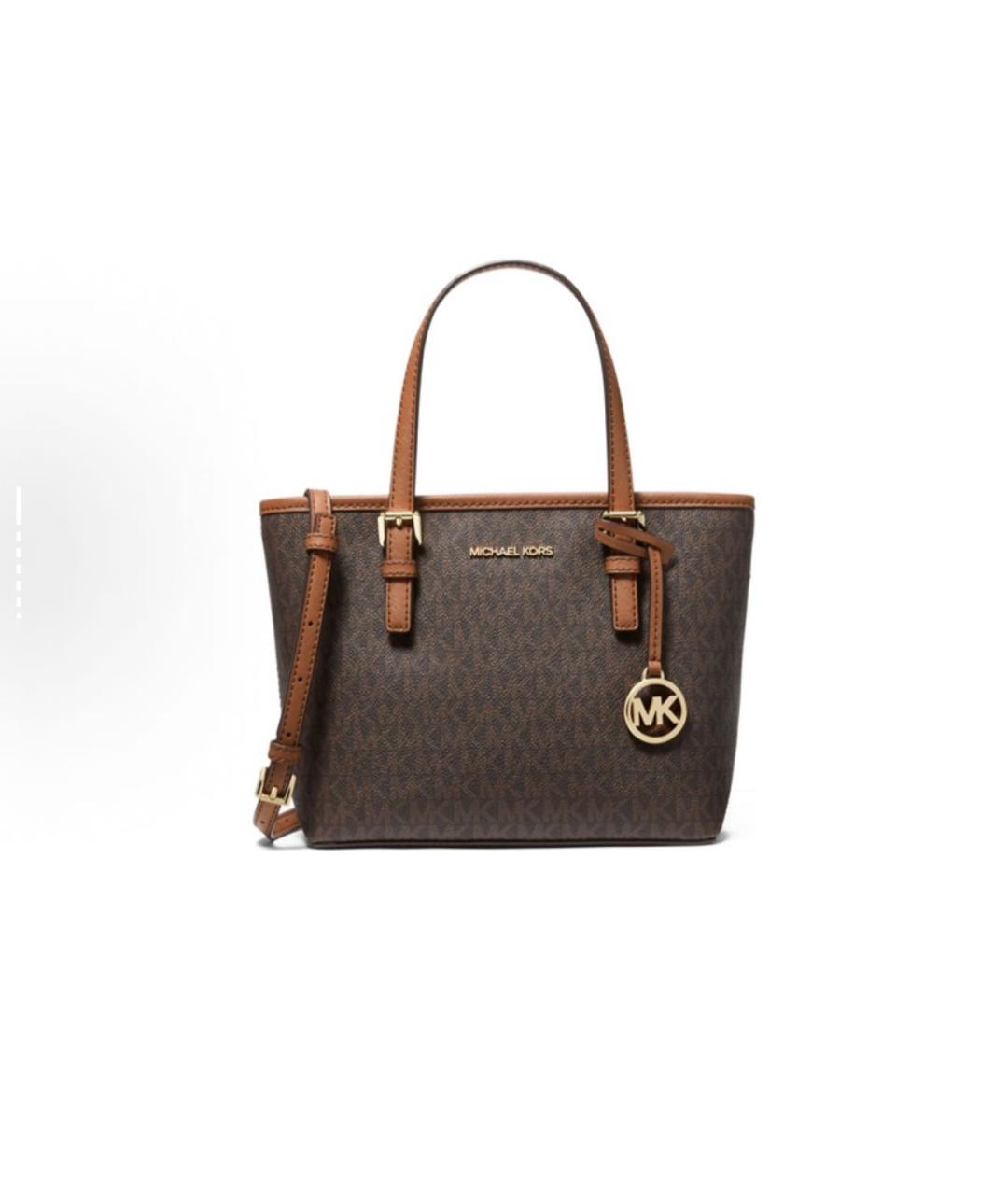 MICHAEL KORS Коричневая сумка тоут, фото 4