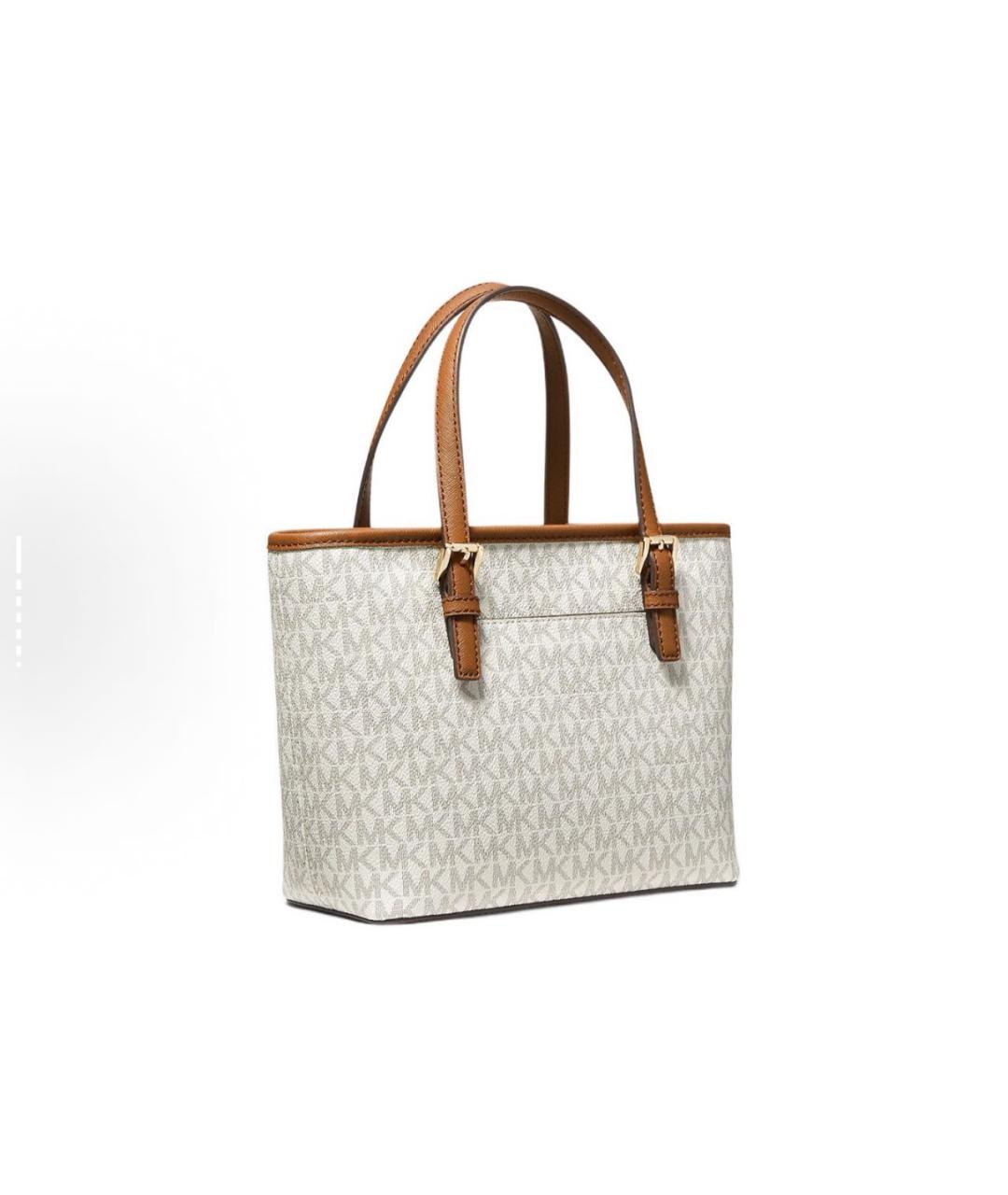 MICHAEL KORS Белая сумка тоут, фото 2