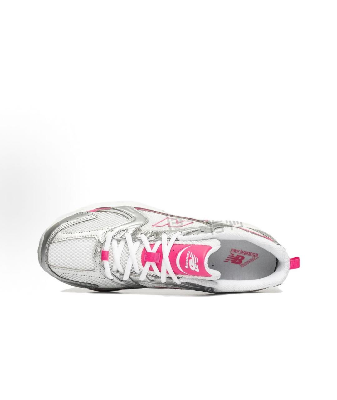 NEW BALANCE Серые текстильные низкие кроссовки / кеды, фото 3