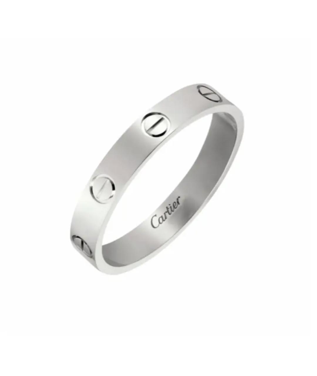 CARTIER Серебряное кольцо из белого золота, фото 1