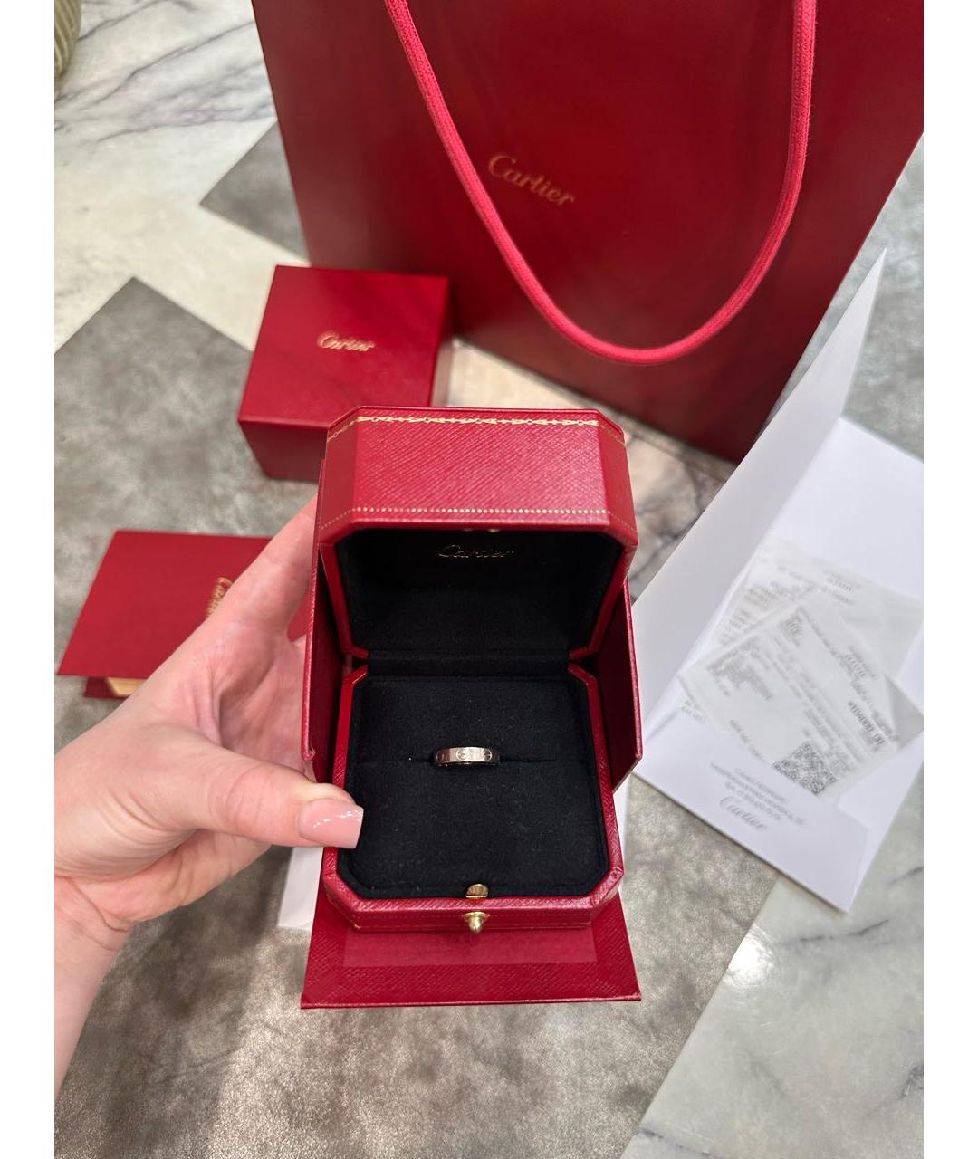 CARTIER Серебряное кольцо из белого золота, фото 4