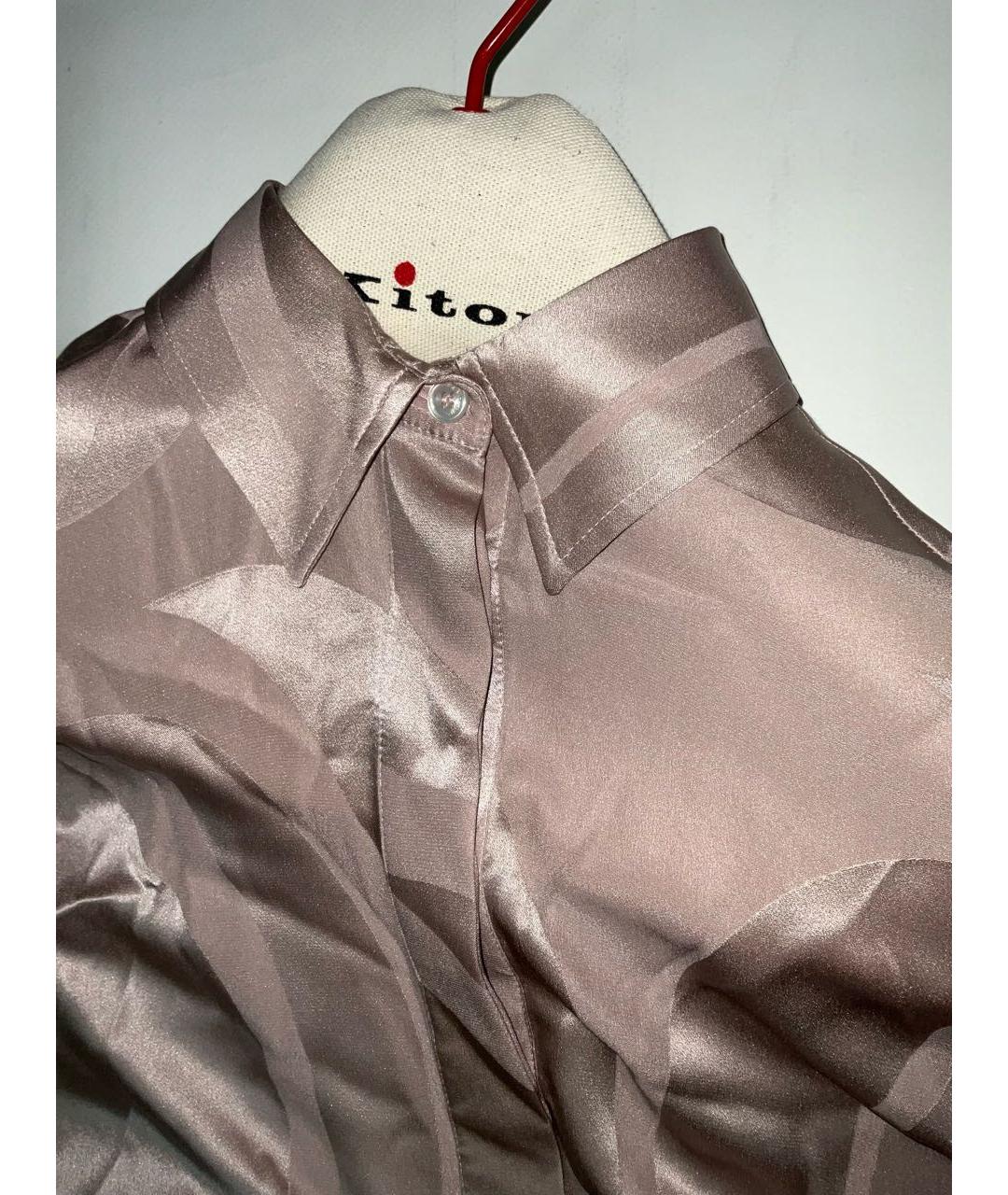 KITON Розовое шелковое повседневное платье, фото 4