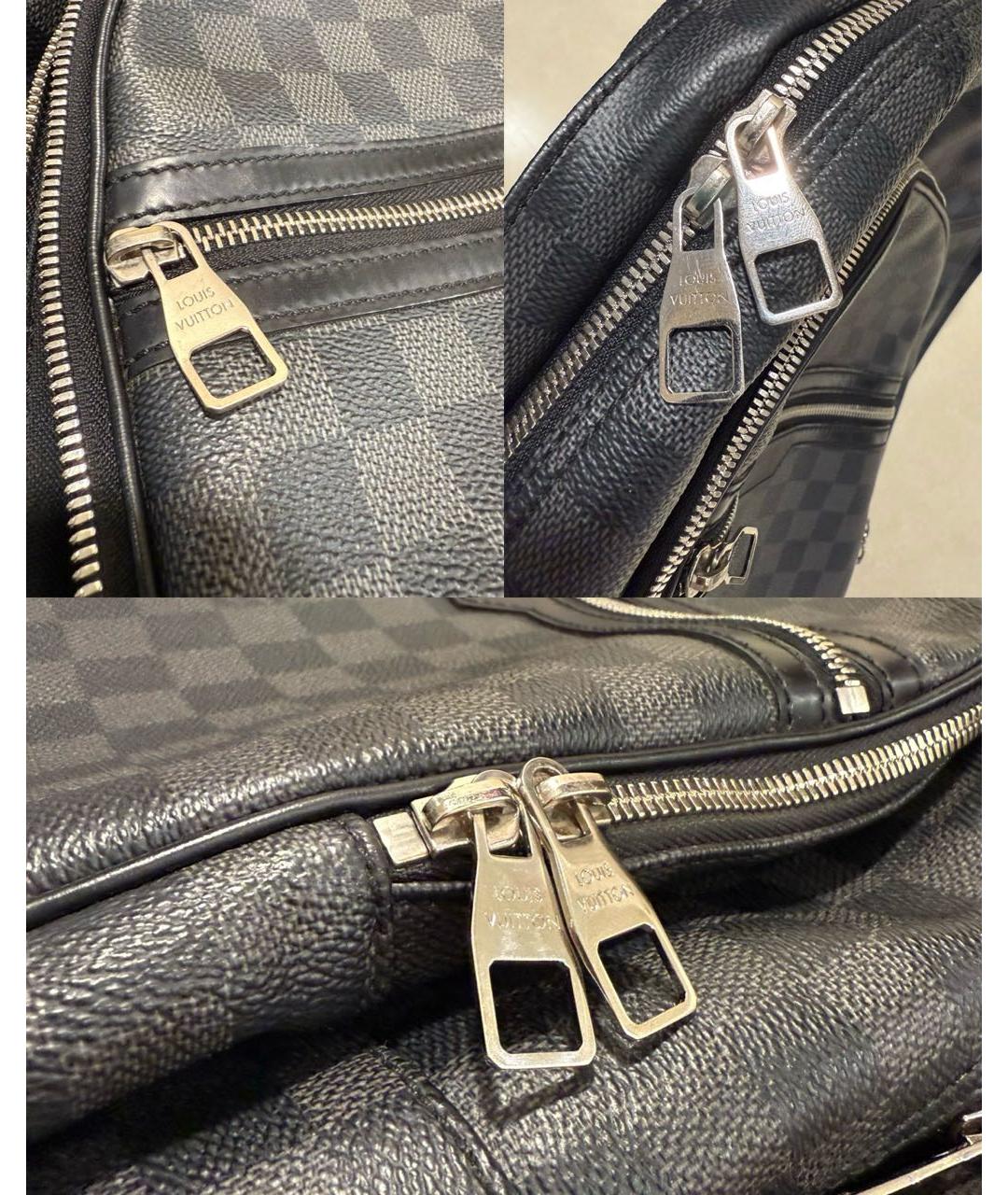 LOUIS VUITTON Черный рюкзак, фото 6