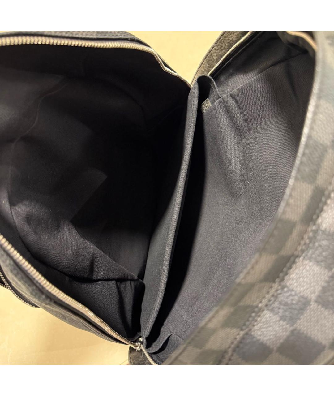 LOUIS VUITTON Черный рюкзак, фото 4