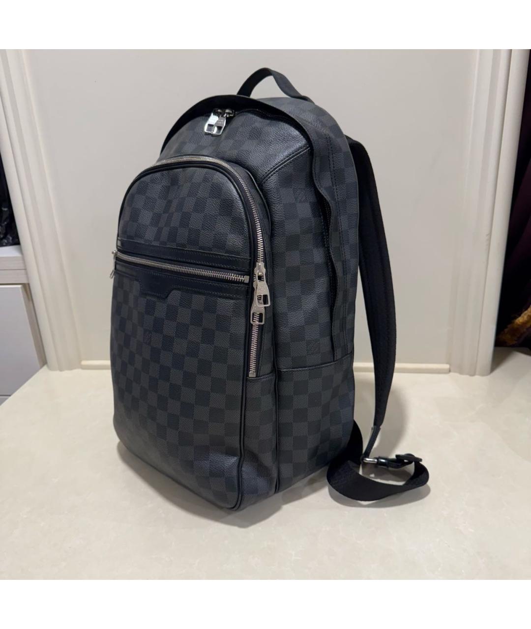 LOUIS VUITTON Черный рюкзак, фото 2