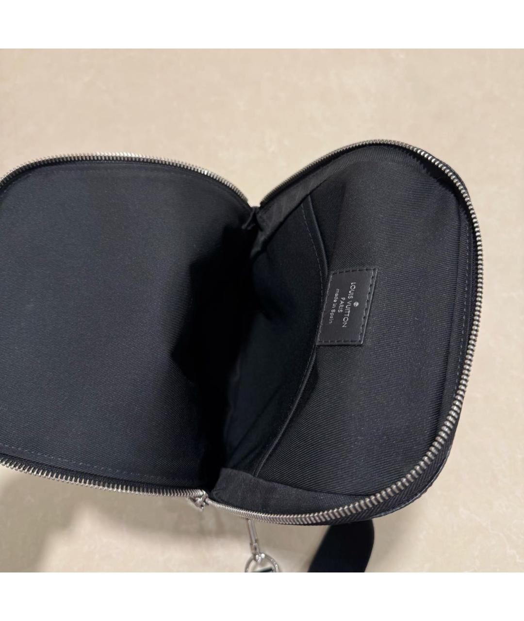 LOUIS VUITTON Черная сумка на плечо, фото 4