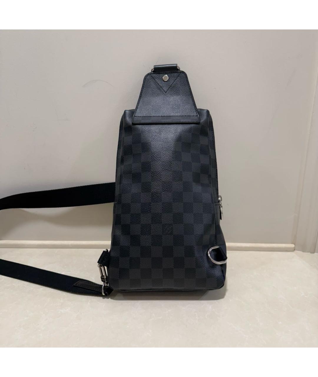 LOUIS VUITTON Черная сумка на плечо, фото 3