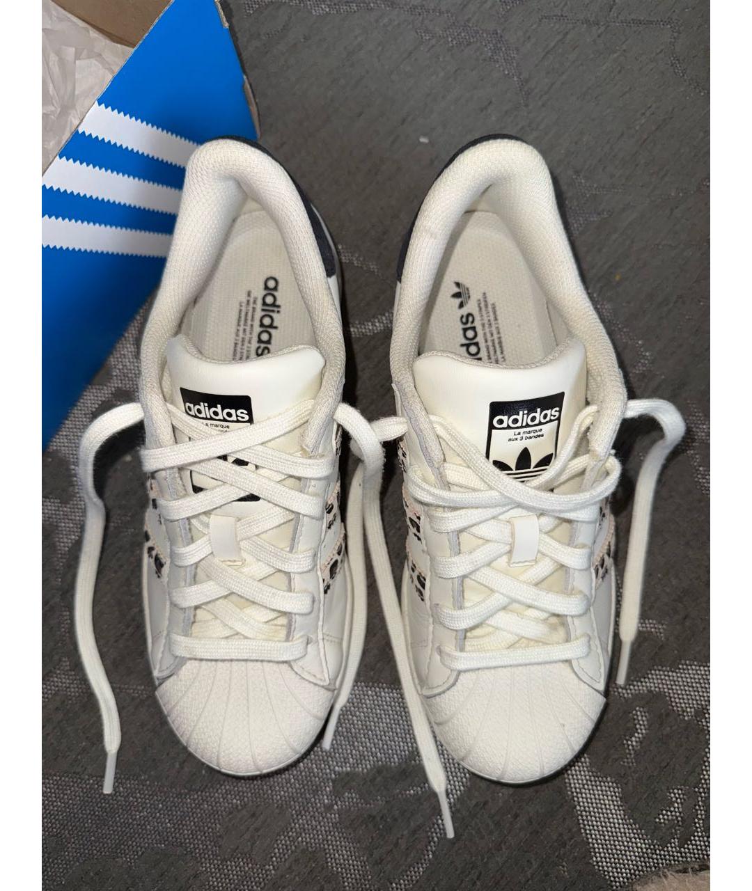 ADIDAS Белые кроссовки, фото 4