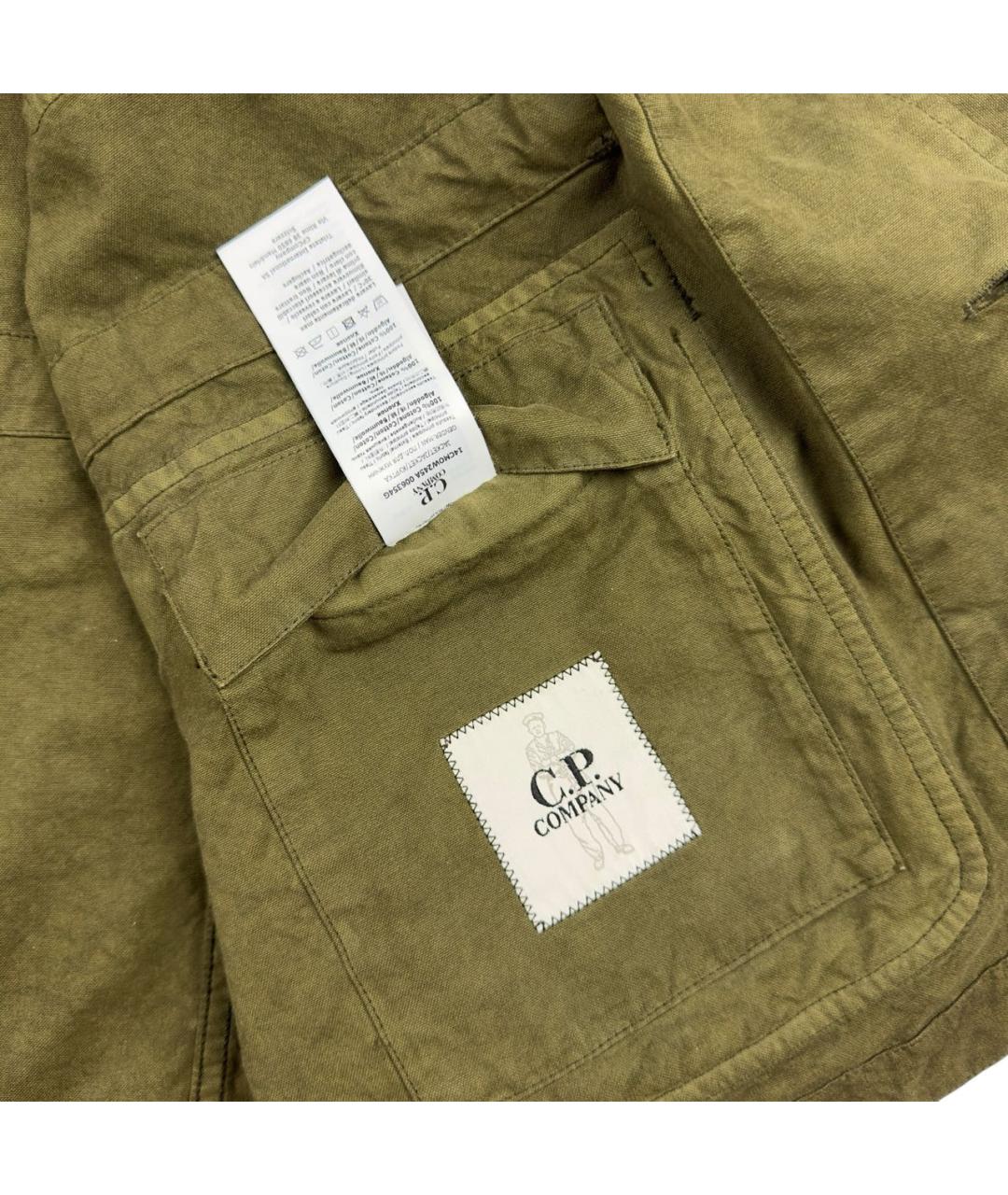 CP COMPANY Хаки хлопковая куртка, фото 7