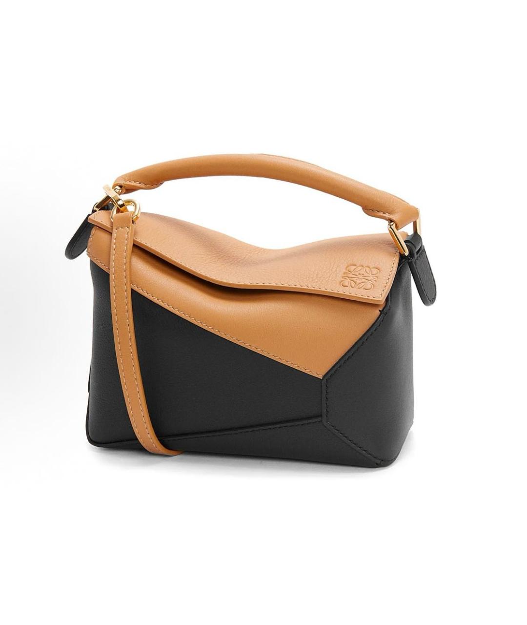 LOEWE Черная кожаная сумка через плечо, фото 4