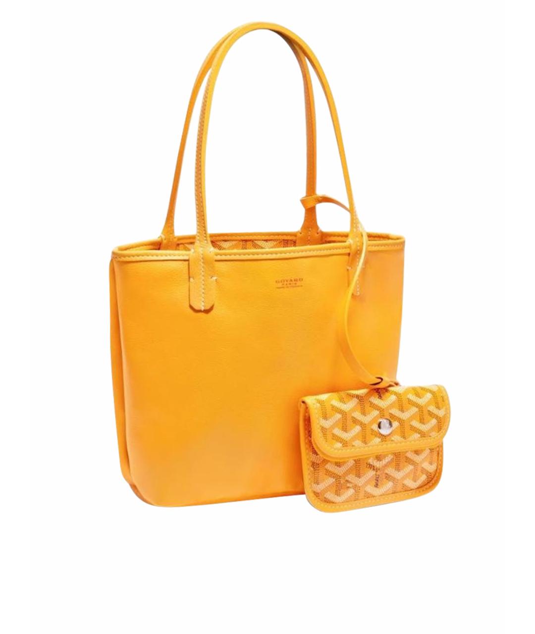 GOYARD Желтая сумка тоут, фото 1