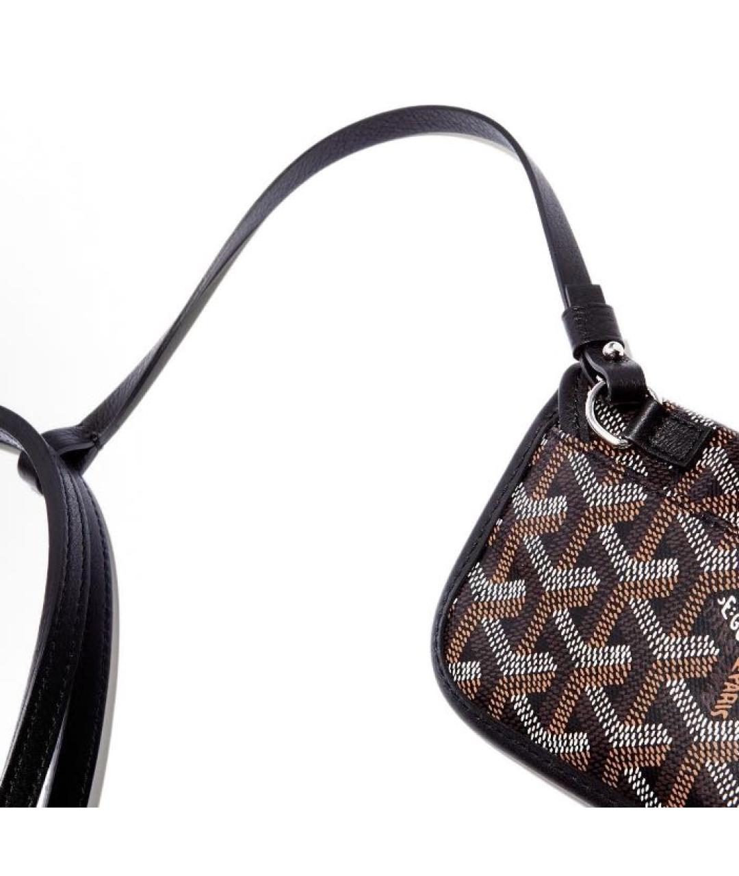 GOYARD Черная кожаная сумка тоут, фото 4