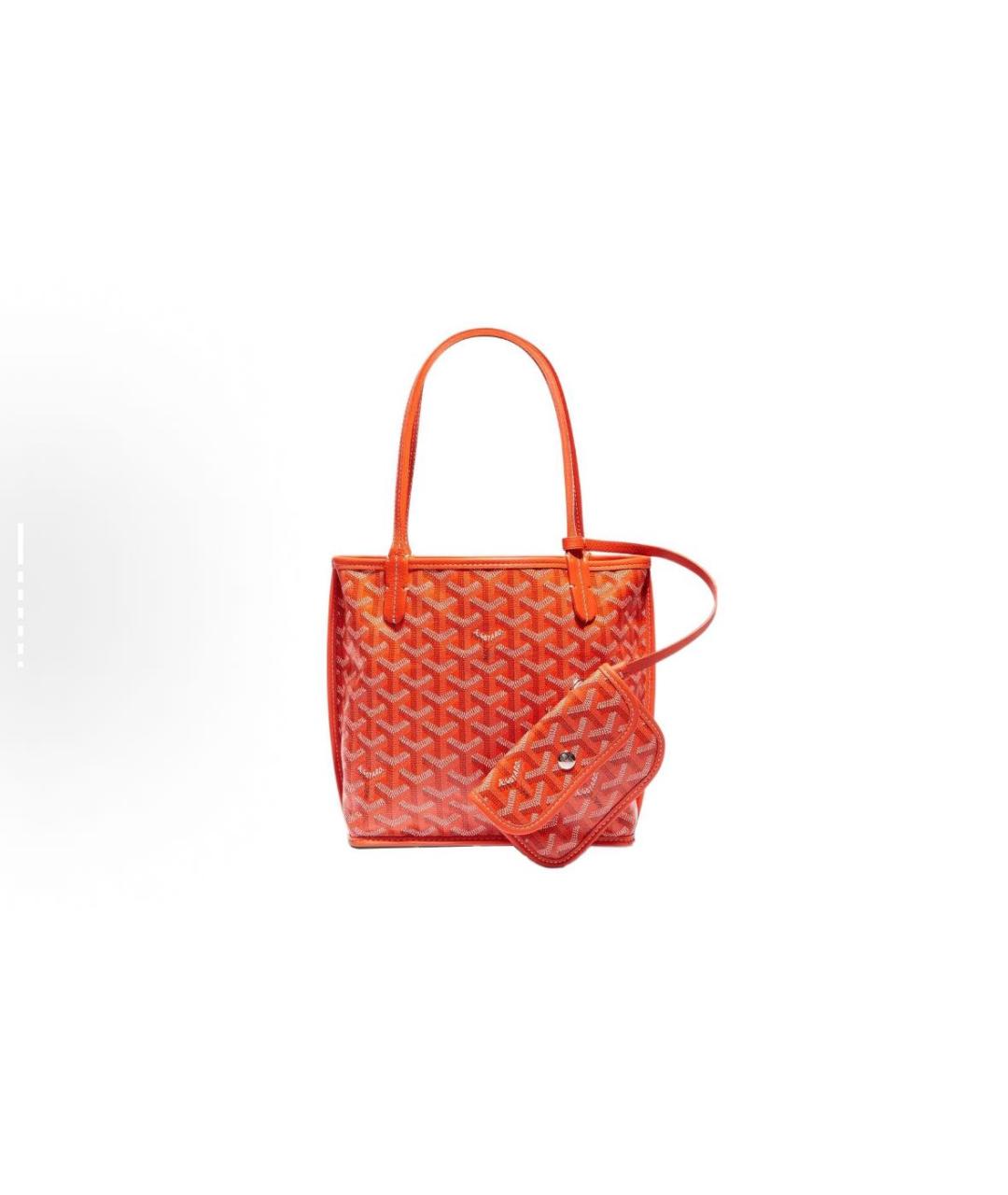 GOYARD Оранжевая сумка тоут, фото 2
