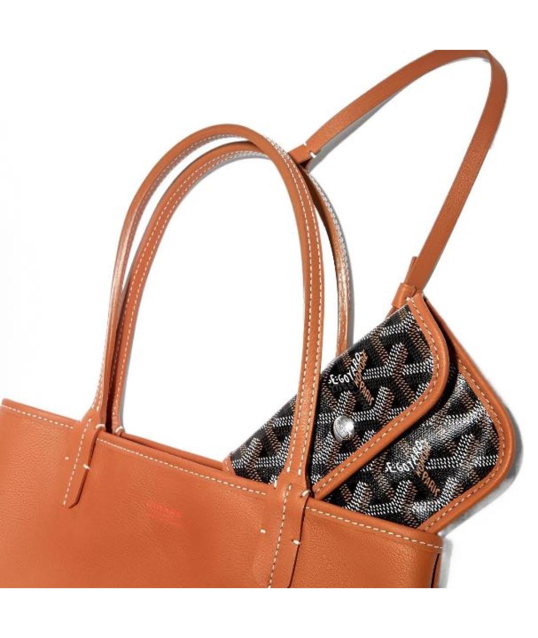 GOYARD Коричневая сумка тоут, фото 3