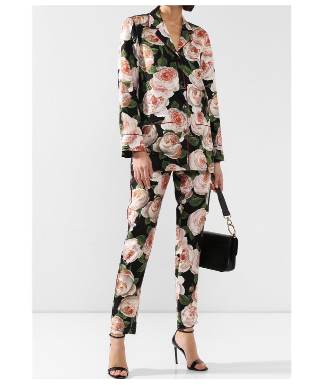DOLCE&GABBANA Шелковый костюм с брюками, фото 4