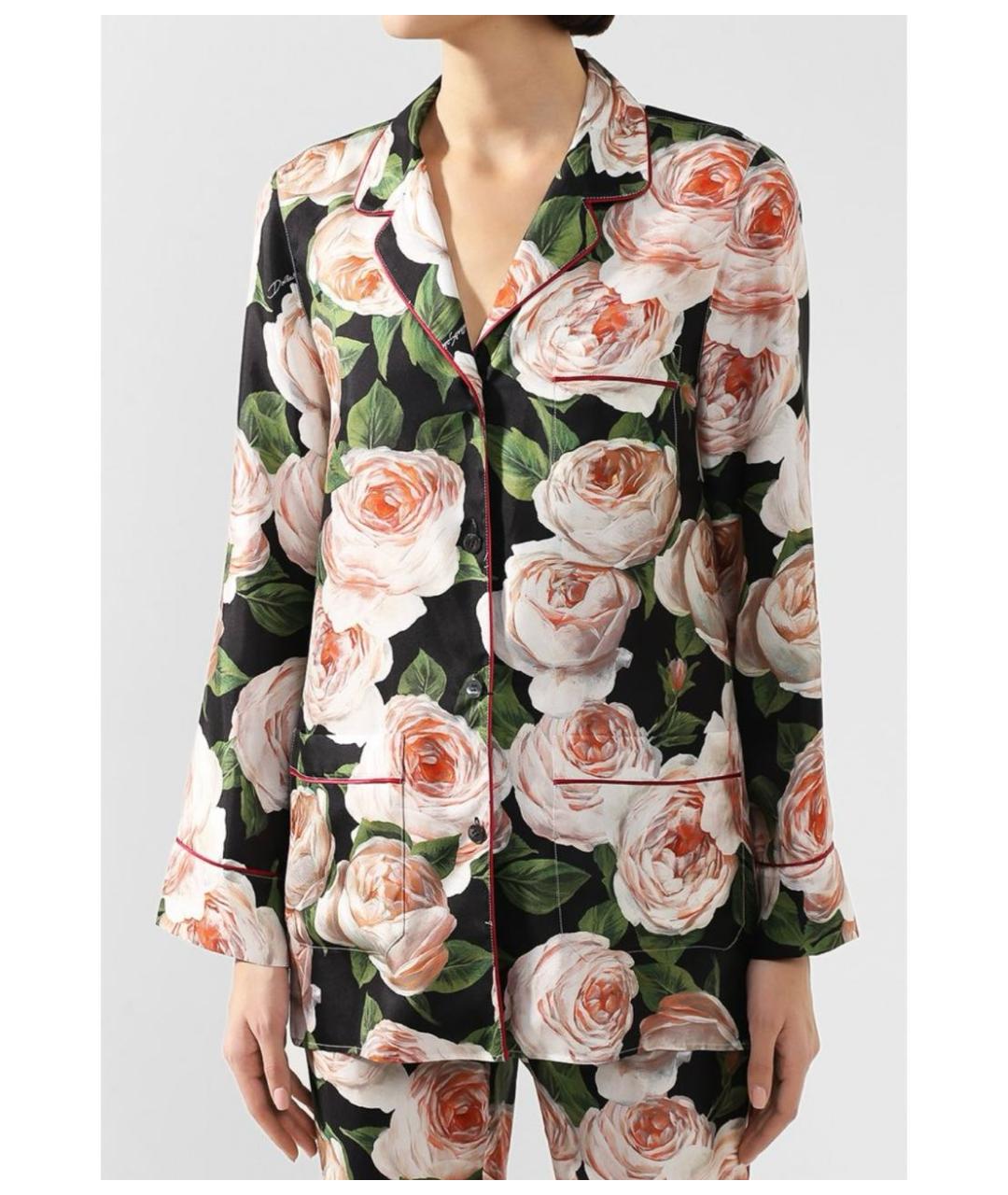 DOLCE&GABBANA Шелковый костюм с брюками, фото 5