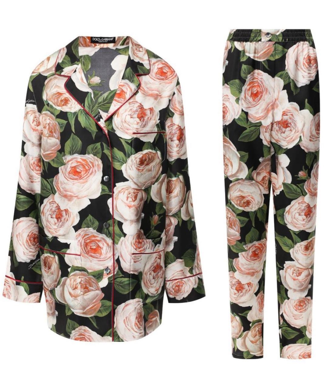 DOLCE&GABBANA Шелковый костюм с брюками, фото 9