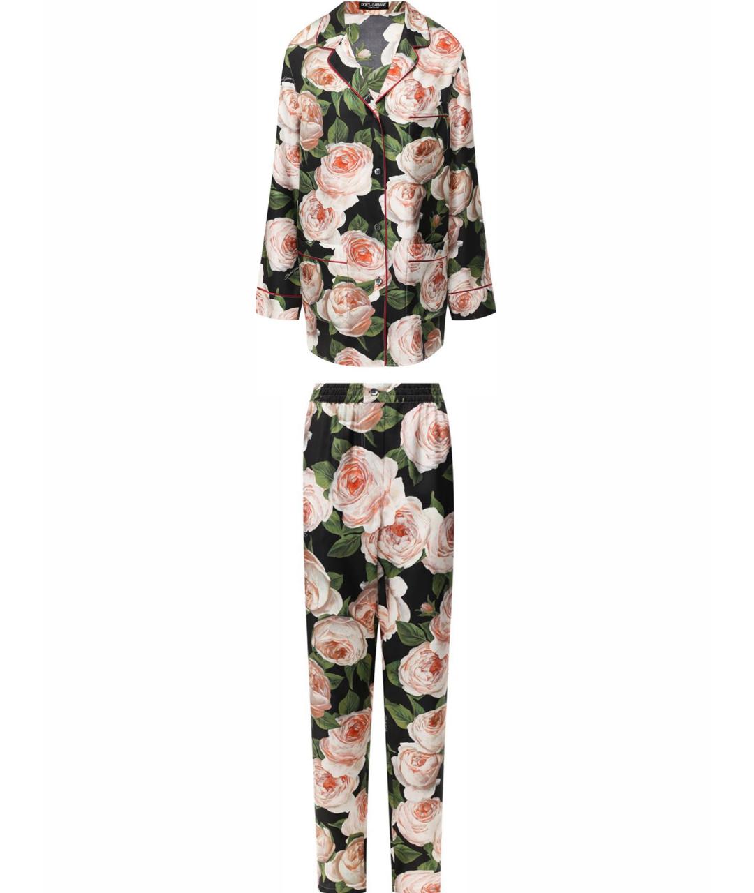 DOLCE&GABBANA Шелковый костюм с брюками, фото 1