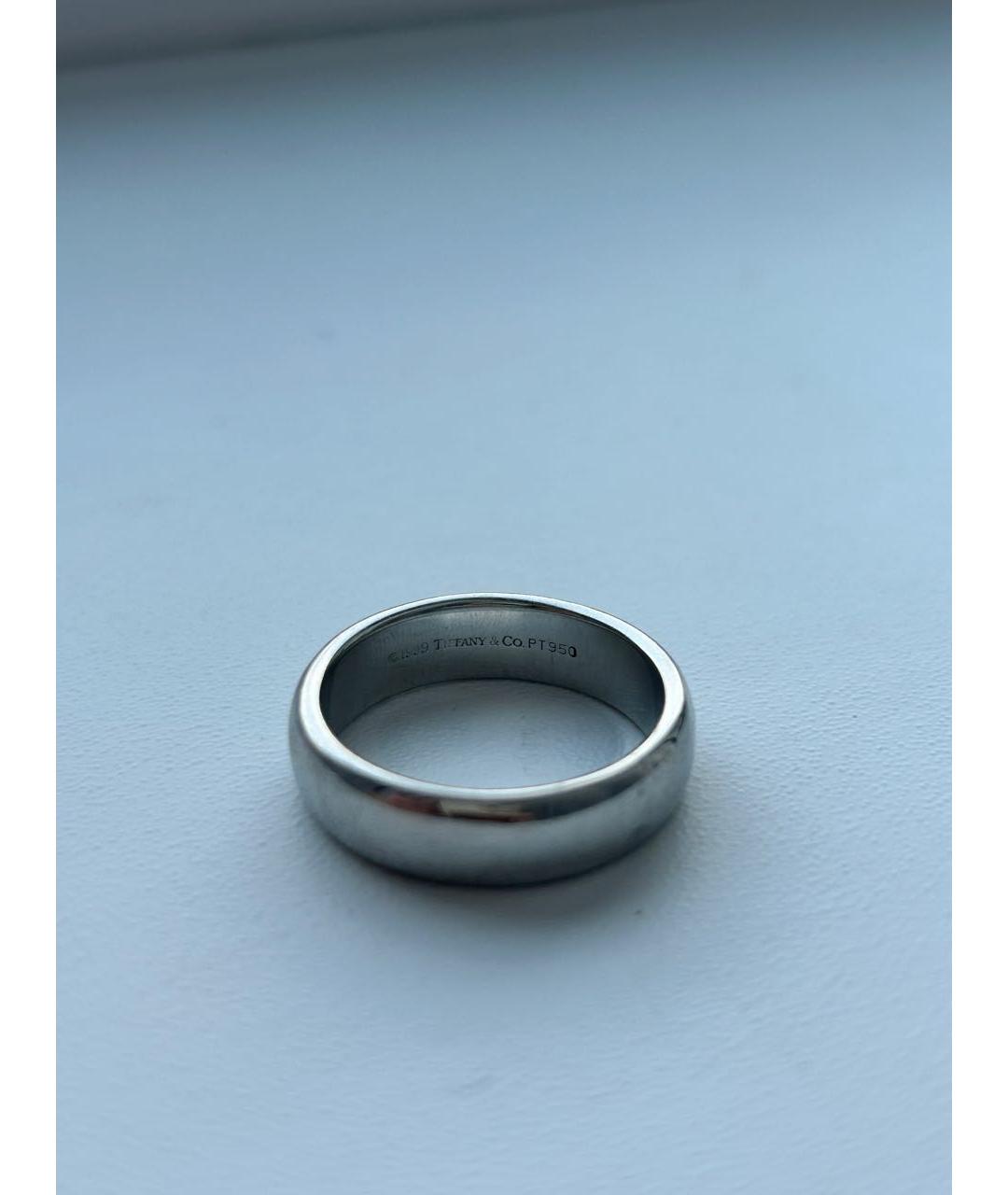 TIFFANY&CO Серебряное платиновое кольцо, фото 6