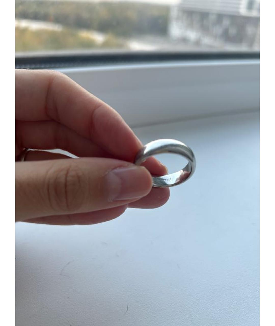 TIFFANY&CO Серебряное платиновое кольцо, фото 9