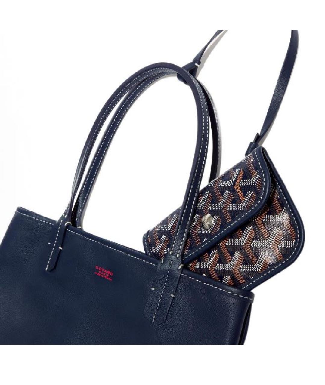 GOYARD Темно-синяя сумка тоут, фото 3