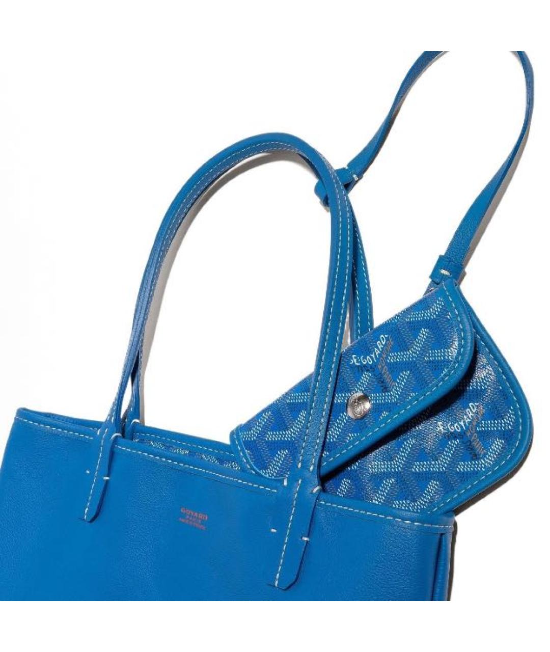 GOYARD Синяя сумка тоут, фото 3