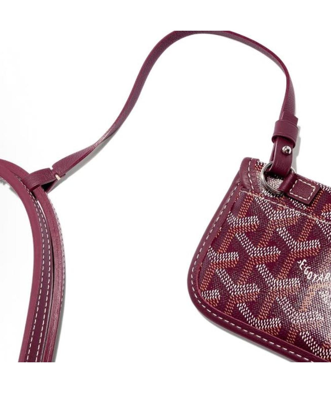 GOYARD Бордовая сумка тоут, фото 4