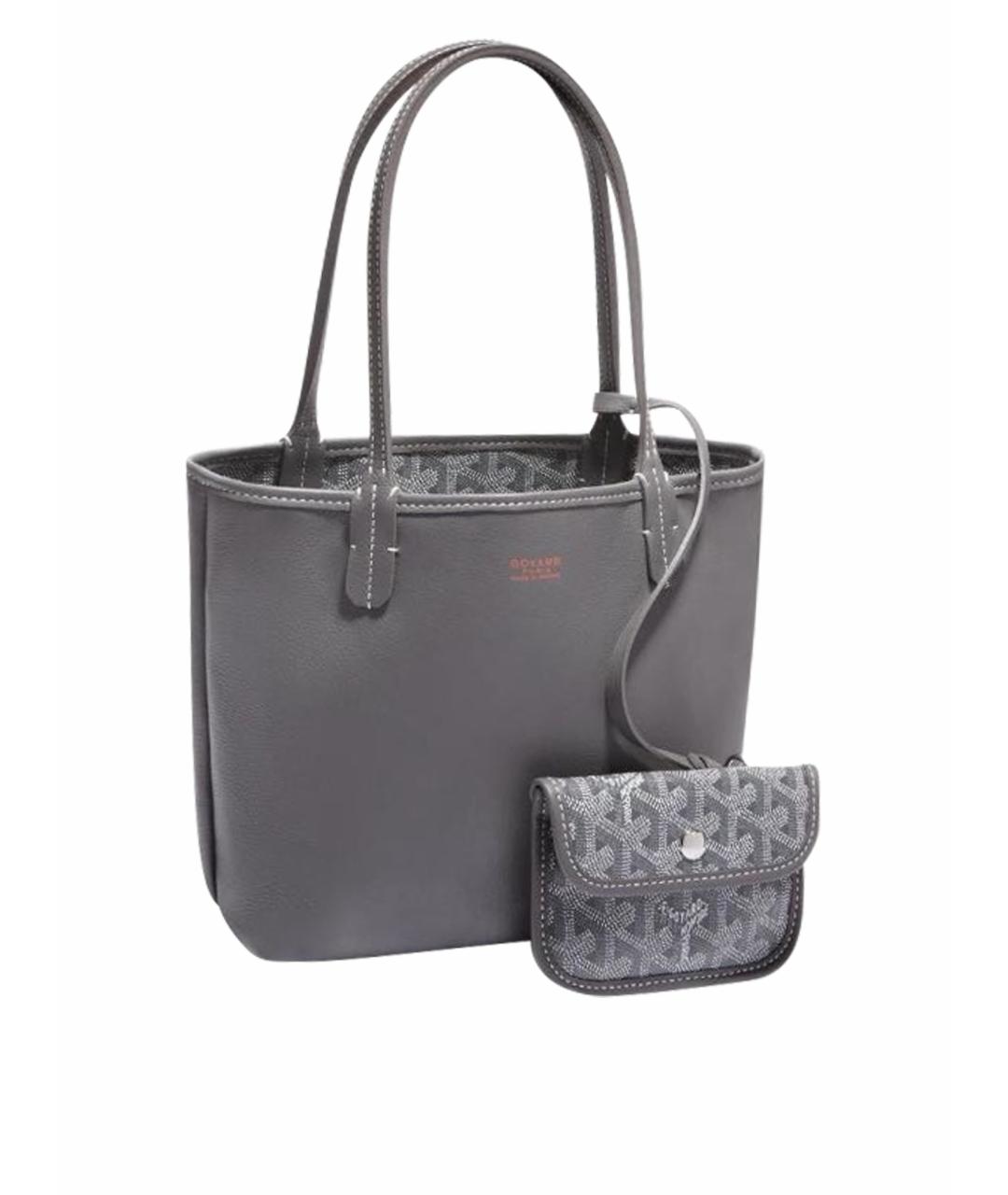 GOYARD Антрацитовая сумка тоут, фото 1