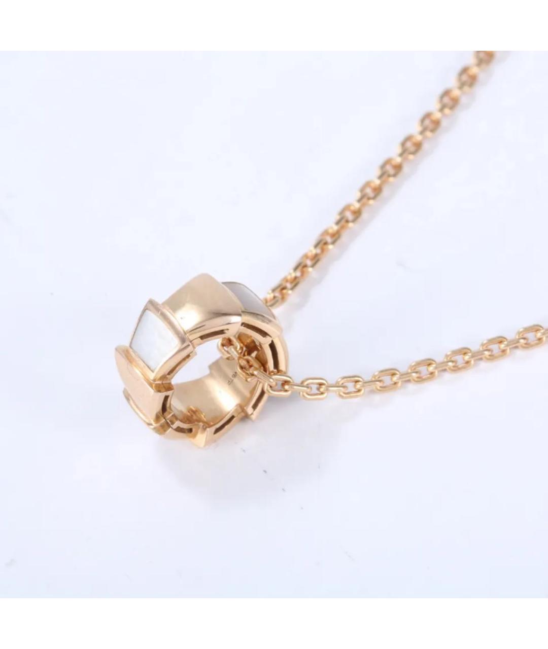 BVLGARI Золотая подвеска из розового золота, фото 2