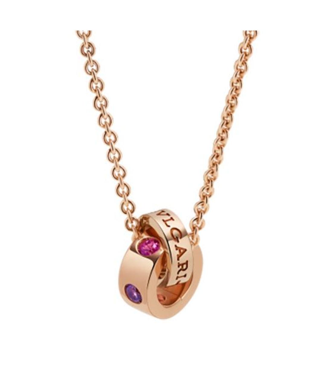 BVLGARI Золотое колье из розового золота, фото 1