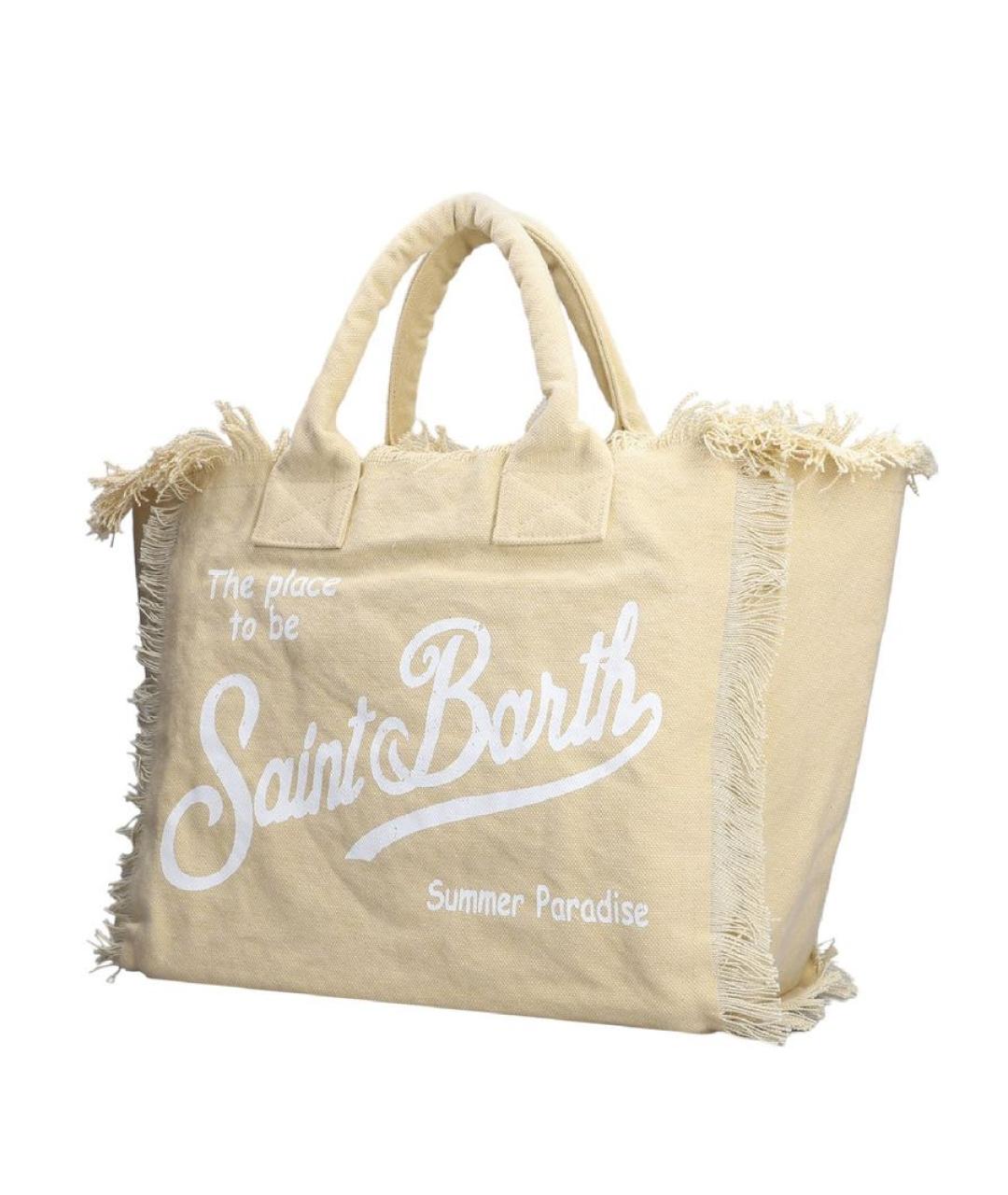 MC2 SAINT BARTH Бежевая пляжная сумка, фото 2