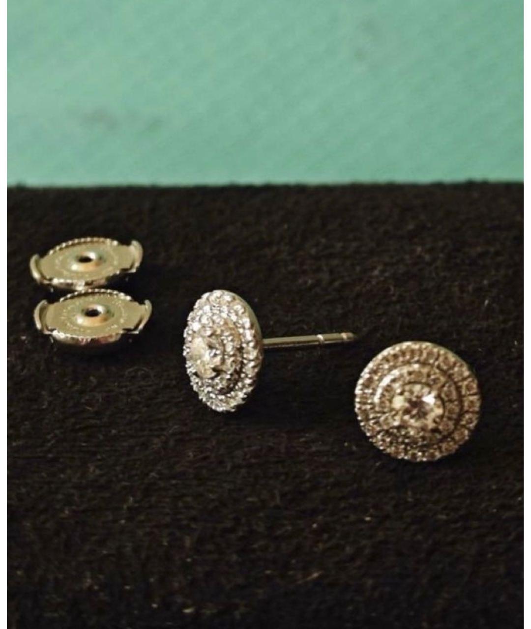 TIFFANY&CO Серебряные платиновые серьги, фото 4