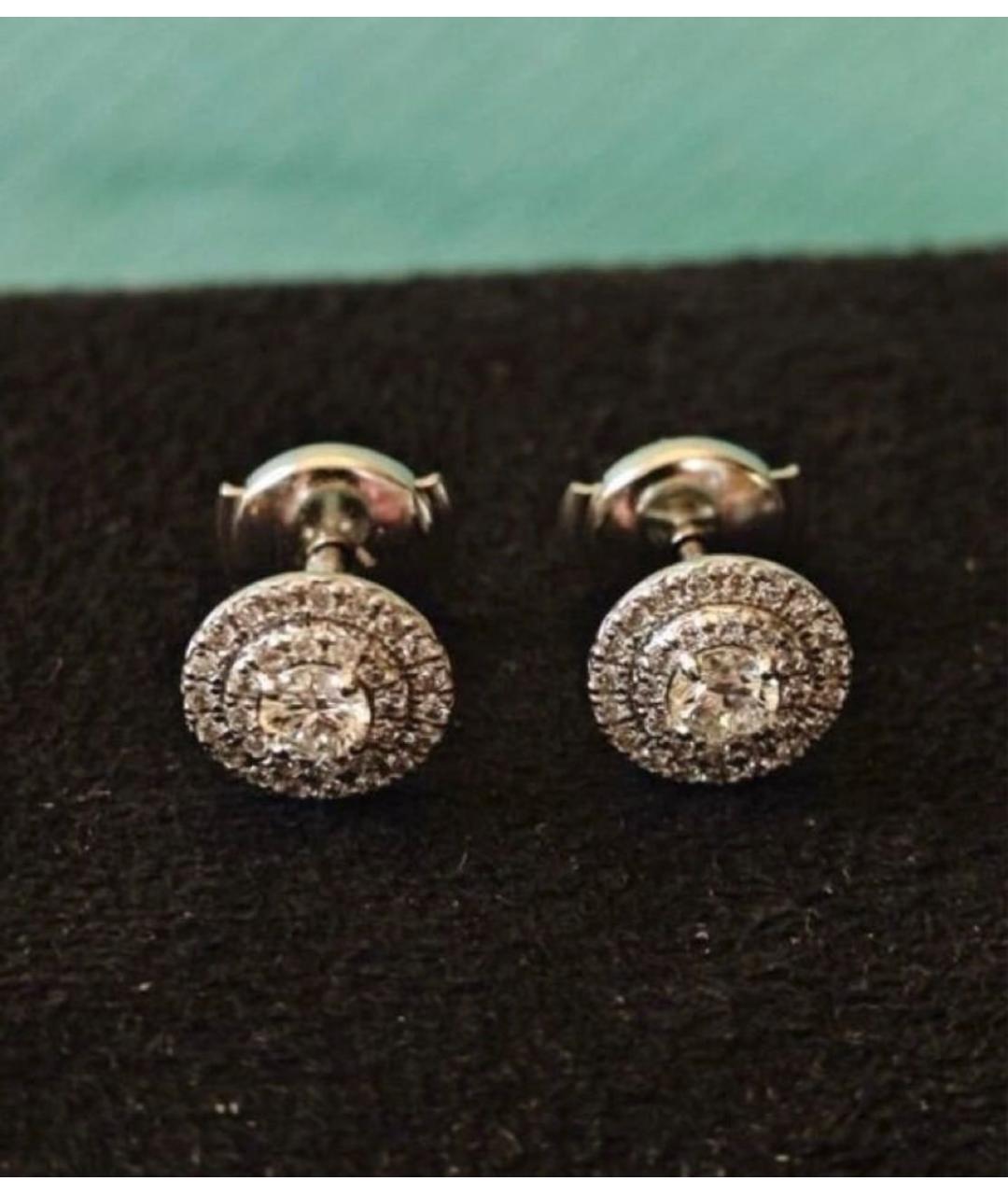 TIFFANY&CO Серебряные платиновые серьги, фото 2