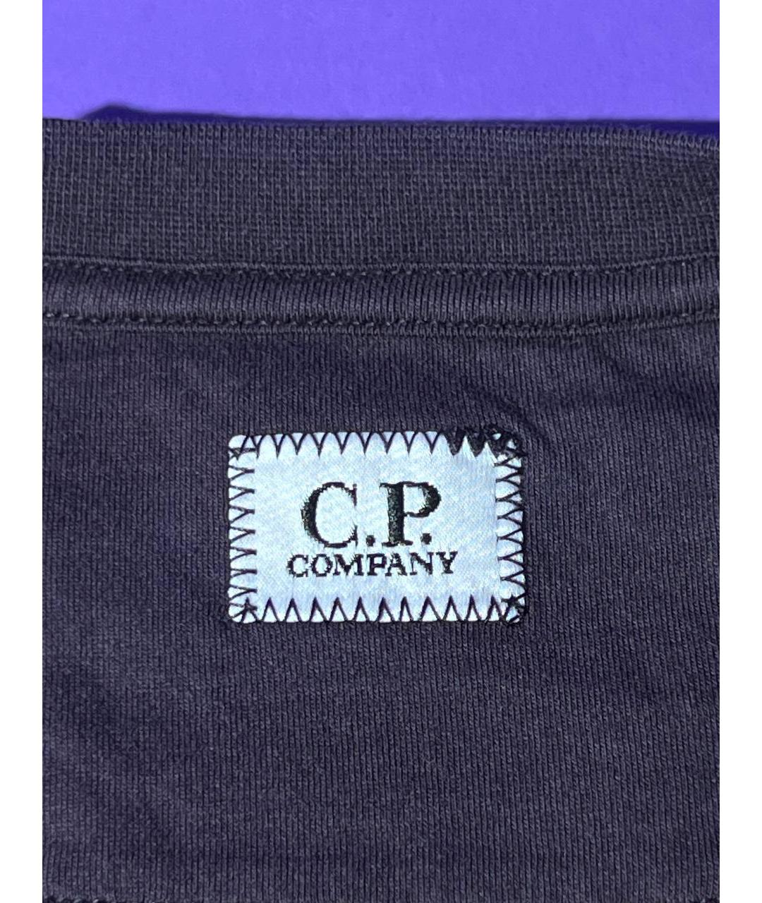 CP COMPANY Фиолетовая хлопковая футболка, фото 5