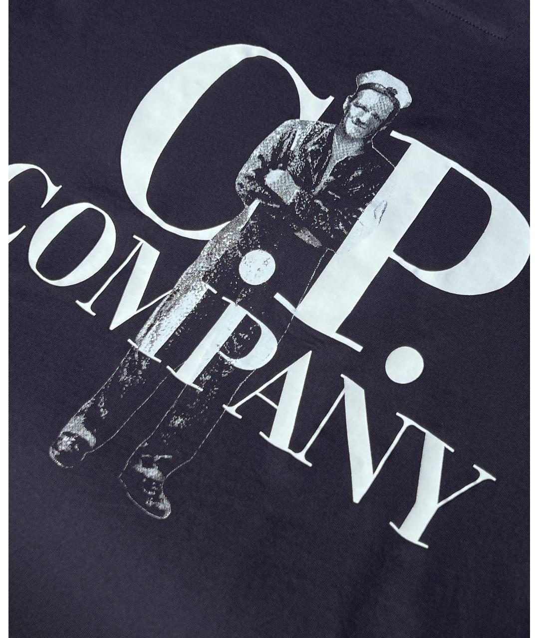 CP COMPANY Фиолетовая хлопковая футболка, фото 3