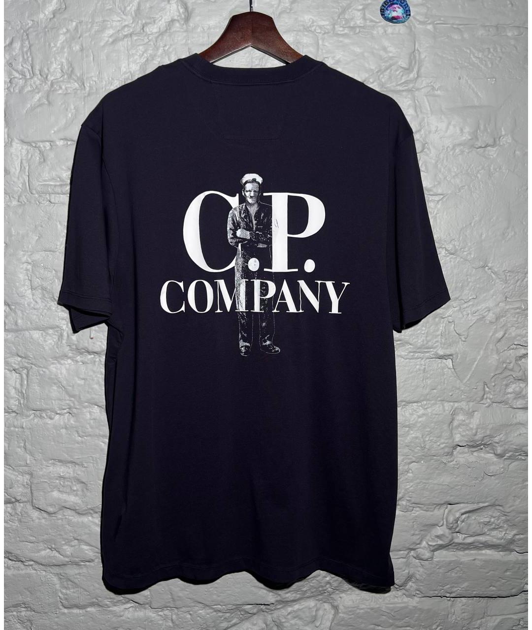 CP COMPANY Фиолетовая хлопковая футболка, фото 2