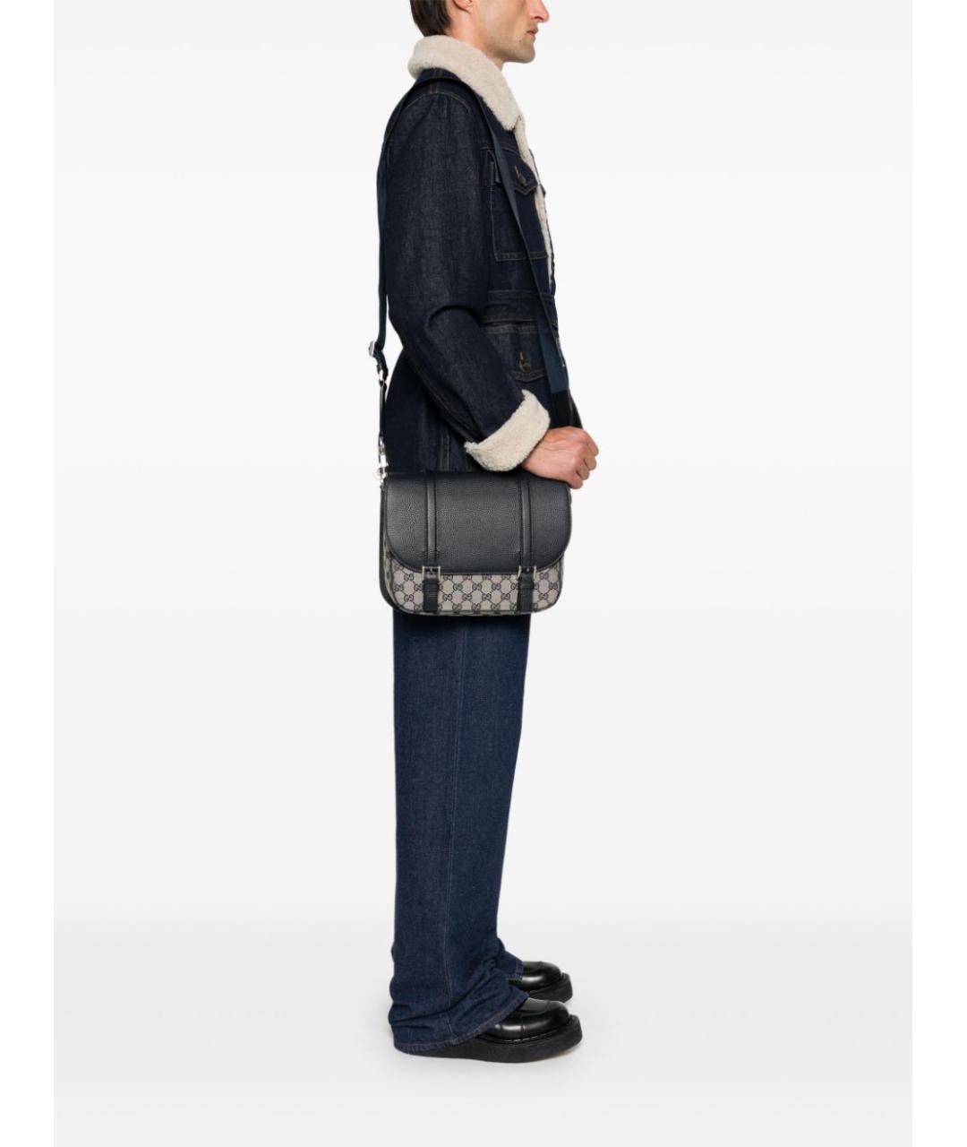 GUCCI Черная сумка на плечо, фото 5