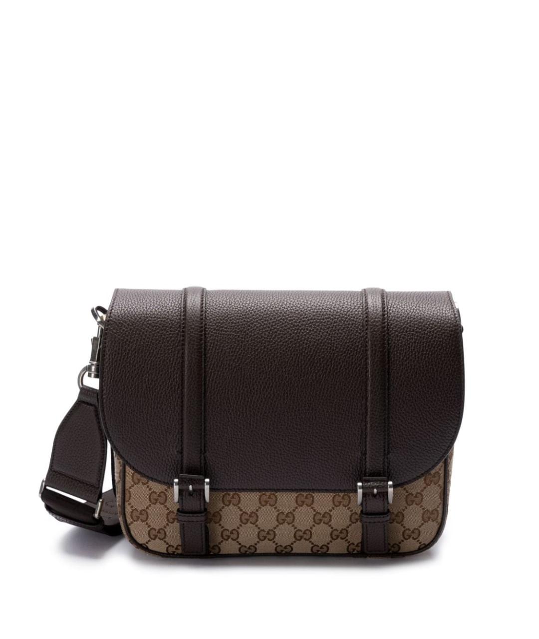 GUCCI Коричневая сумка на плечо, фото 1